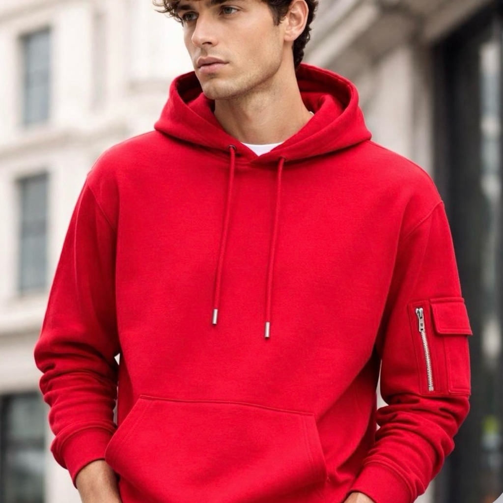 The Kooples Men&acirc;s Cotton Red Hoodie Brand New With Tags 275 Retail Size M